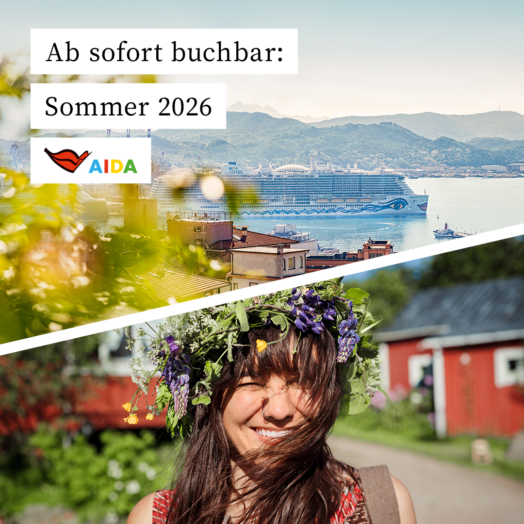  AIDA Sommer 2026 - Kreuzfahrten-Liebe.de Bildidee 