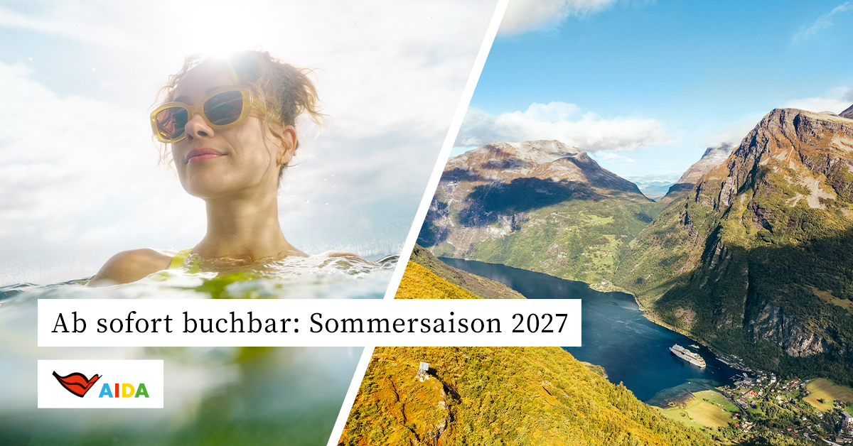 AIDA Sommersaison 2027 Visual